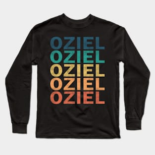 Oziel Name T Shirt - Oziel Vintage Retro Name Gift Item Tee Long Sleeve T-Shirt